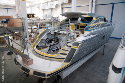 Photo: Italian shipyard Italian shipyard