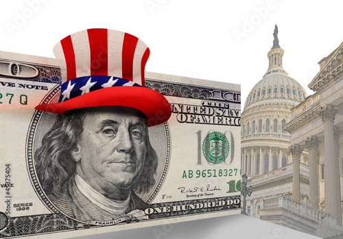 Illustration: Washington D.C. Money. Washington D.C. Money.
