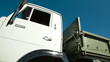 Man Driving Dump Truck