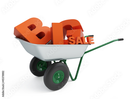 Illustration: wheelbarrow big sale wheelbarrow big sale