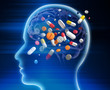 Kopf mit Tabletten 2