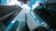 Video: Skyscrapers over blue sky, timelapse Skyscrapers over blue sky, timelapse
