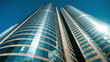 Video: Skyscrapers over blue sky, timelapse Skyscrapers over blue sky, timelapse