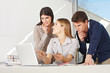 Kreatives Business-Team