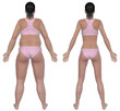Weight Loss Before And After Rear View