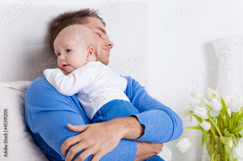 Photo: papa mit baby papa mit baby