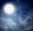 Night sky background