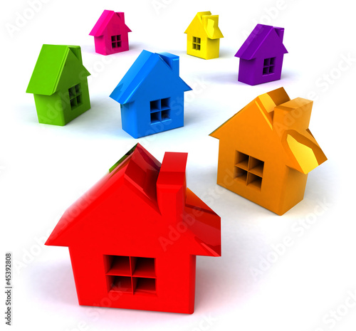 Illustration: Houses Houses