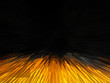 Yellow abstract background in darkness