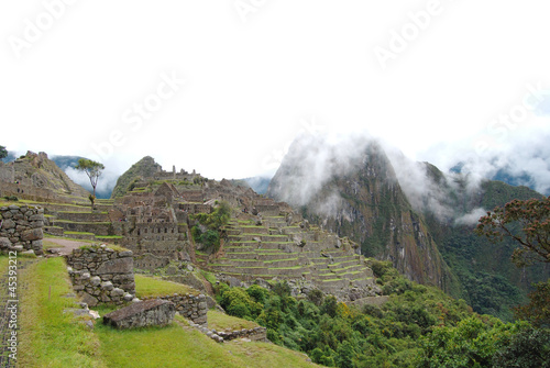 Photo: Vista panoramica de unas casas tipicas incas del Machu Picchu. Vista panoramica de unas casas tipicas incas del Machu Picchu.