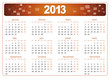 Calendrier 2013 simple - facilement éditable