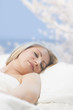 portrait of a sleeping woman
