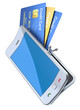 Credit cards in the "smartphone purse"