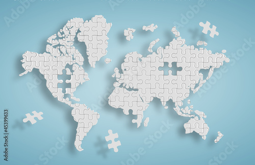 Illustration: puzzles map puzzles map
