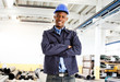 Smiling engineer portrait