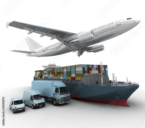 Illustration: Transport cargo Transport cargo