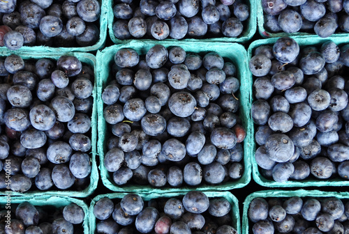 Photo: fresh blueberries in pint containers fresh blueberries in pint containers