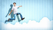 Photo: young man dancing and jumping... young man dancing and jumping...