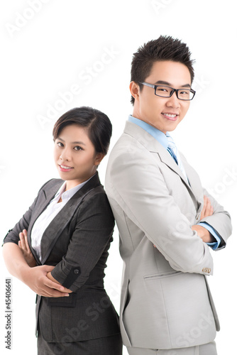 Photo: Confident business team Confident business team