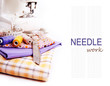 Background with sewing tools