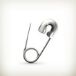 Safety pin, icon