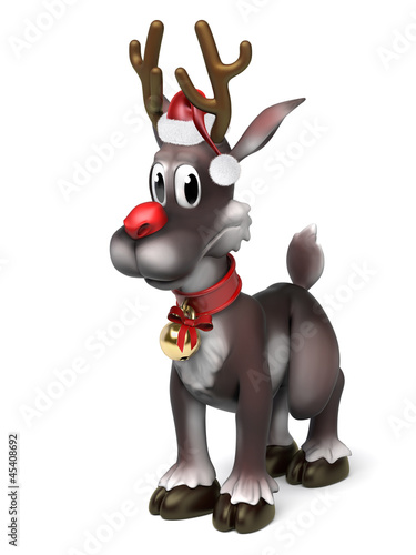 Illustration: Christmas reindeer Christmas reindeer