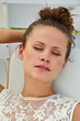 viso ragazza relax