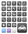 Auto mechanic and service web buttons