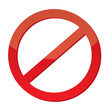 Not Allowed Sign