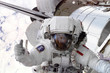 Thumb's up for a successful spacewalk