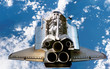 The NASA Atlantis space shuttle