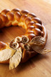 Foto: Detail of decorated bread Detail of decorated bread