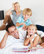 Fun family portrait