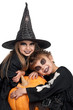 Child in halloween costume