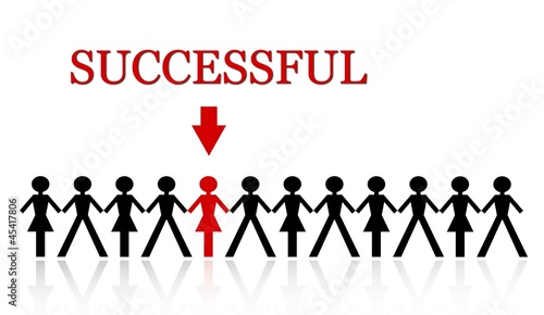 Illustration: successful successful