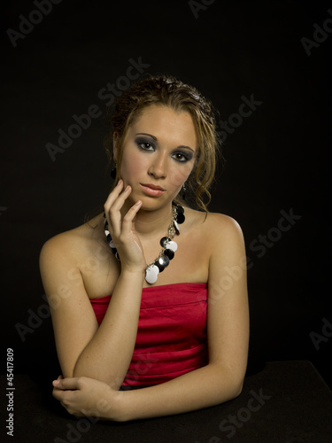 Photo: teen on black teen on black