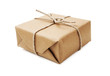 Photo: Parcel wrapped with brown paper and tied with string Parcel wrapped with brown paper and tied with string