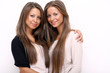 Two girls twins