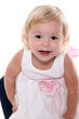 Photo: Closeup portrait of pretty baby girl Closeup portrait of pretty baby girl