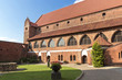 Sights of Poland. Olsztyn Old Town with Gothic castle.