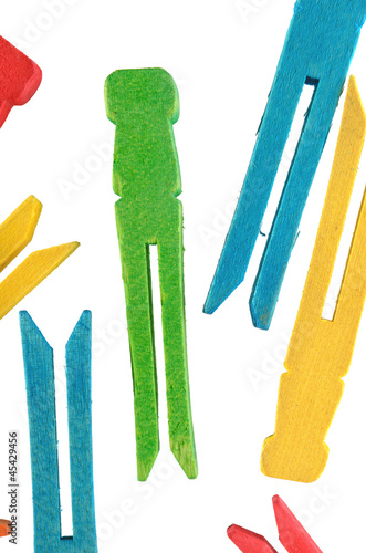 Photo: Colorful Clothespins Colorful Clothespins