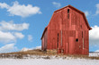 Red Barn in Winter