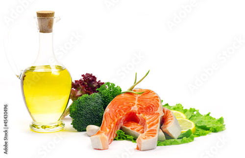 Photo: raw salmon raw salmon