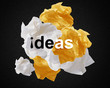 Crumpled papers