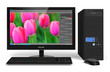 Desktop computer with photo editing software