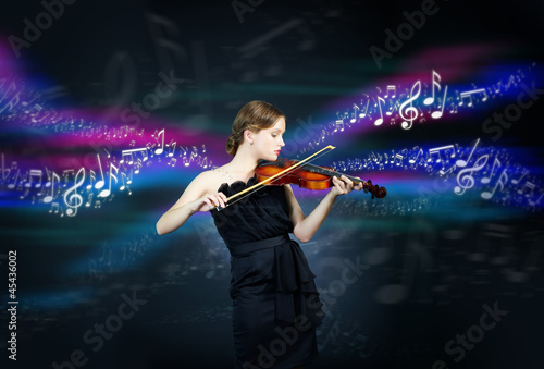 Photo: Violinist Violinist