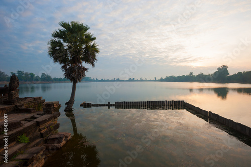 Photo: Srah Srang baray, Angkor, Cambodia Srah Srang baray, Angkor, Cambodia