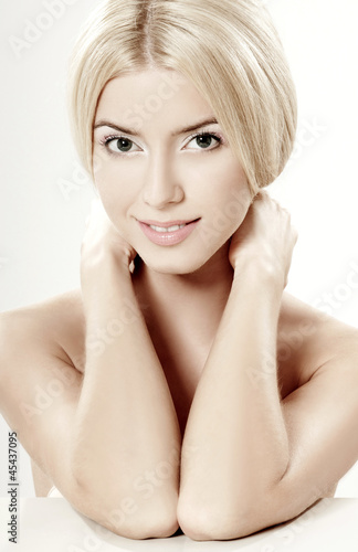 Photo: Beautiful Girl face. Perfect skin Beautiful Girl face. Perfect skin