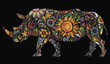Cheerful rhinoceros I