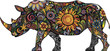 Cheerful rhinoceros